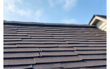 After: Residential roof repair and shingle replacement